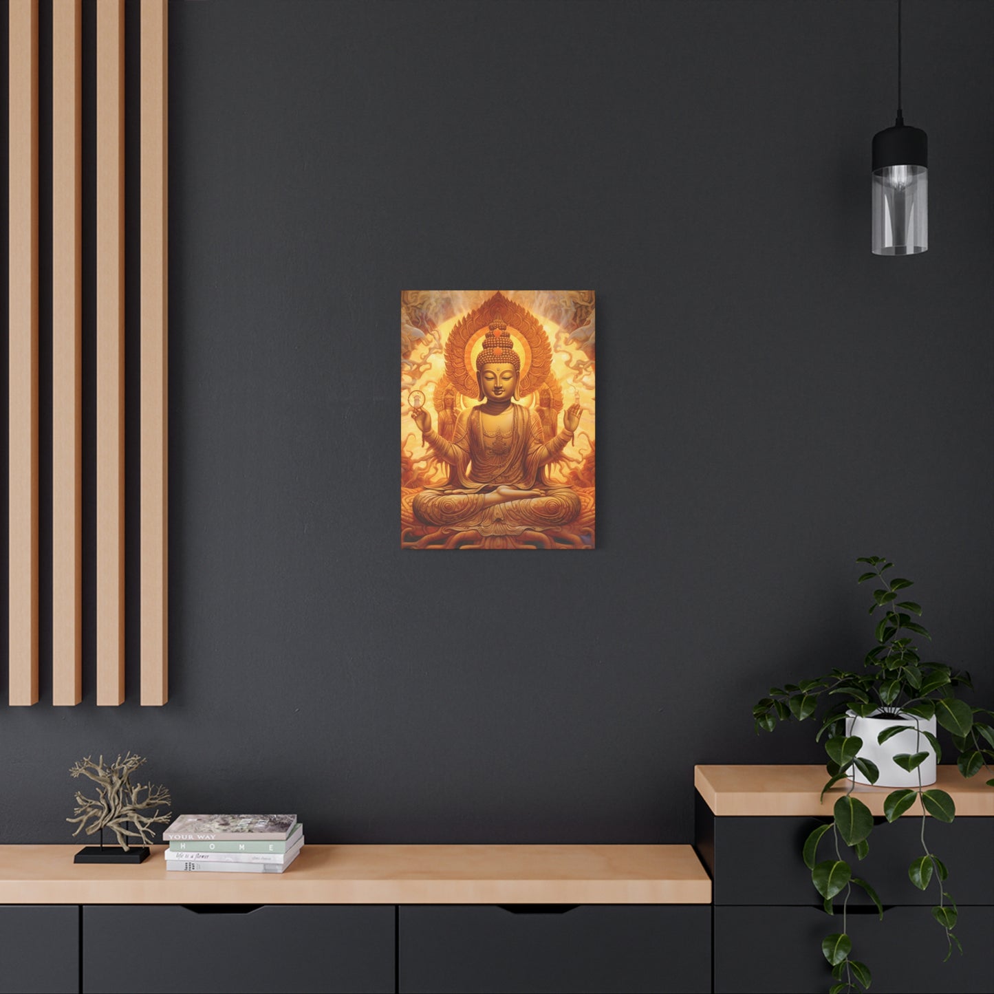 Serene Buddha Canvas Wall Art - Spiritual Home Décor