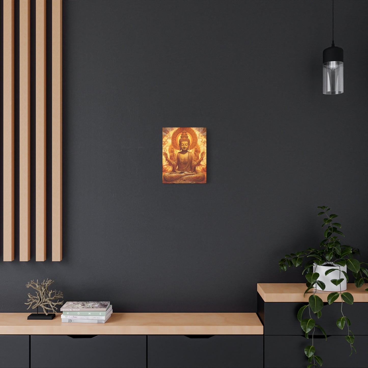Serene Buddha Canvas Wall Art - Spiritual Home Décor