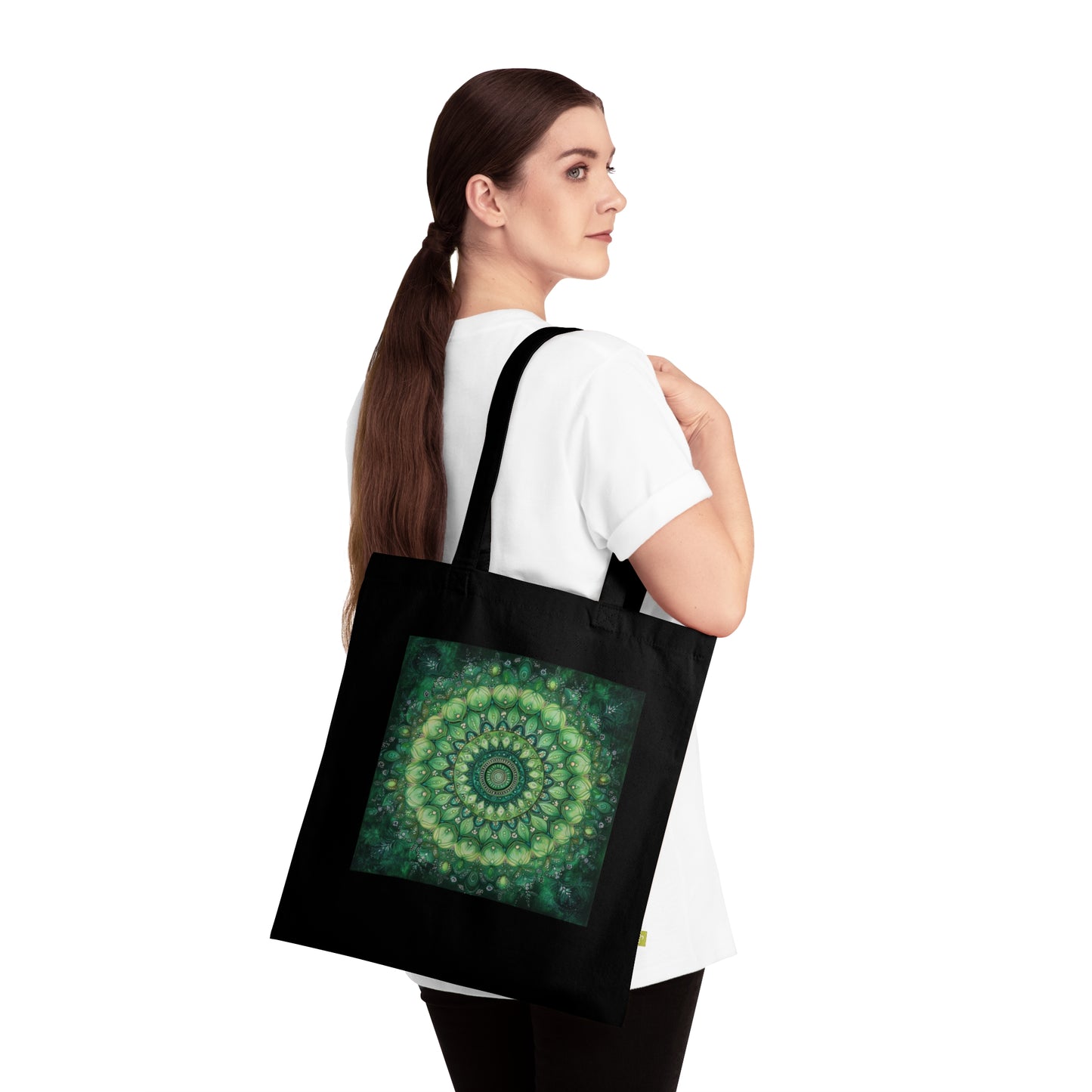 Eco-Friendly Mandala Tote Bag - Stylish Reusable Shopping Bag for Daily Use
