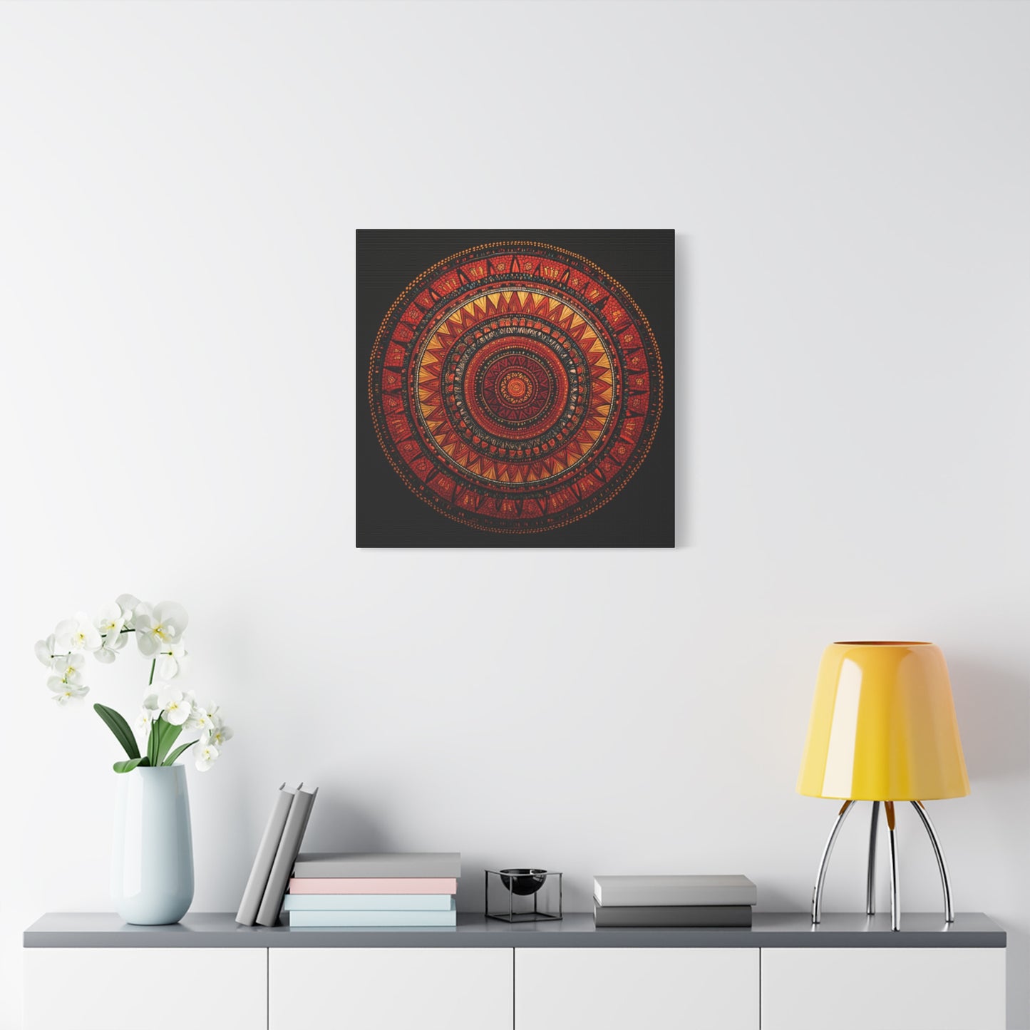 Bohemian Mandala Canvas Art - 1.25" Stretched Wall Decor
