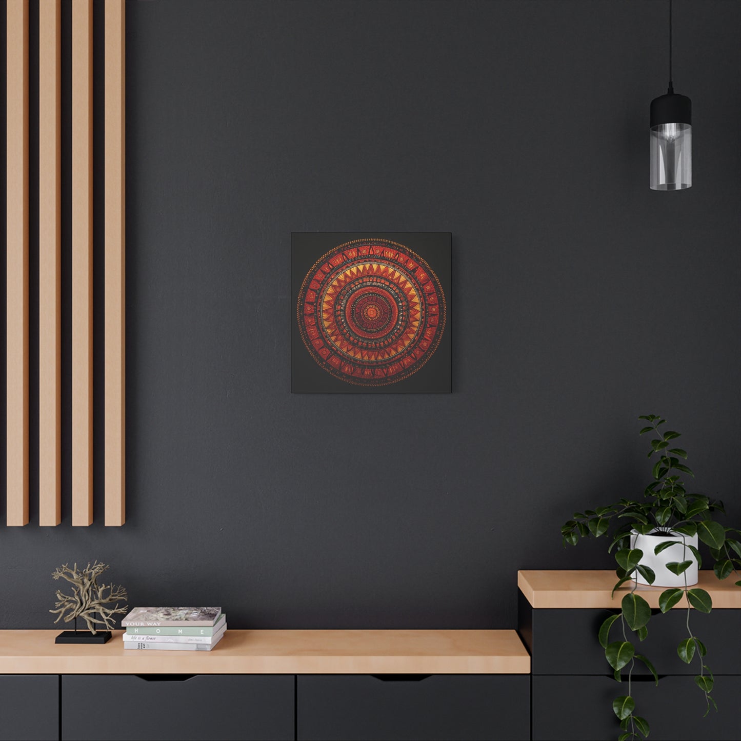 Bohemian Mandala Canvas Art - 1.25" Stretched Wall Decor
