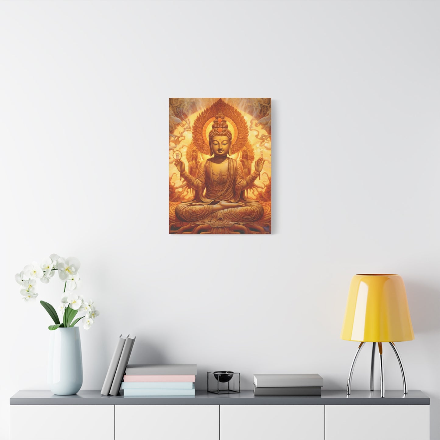 Serene Buddha Canvas Wall Art - Spiritual Home Décor