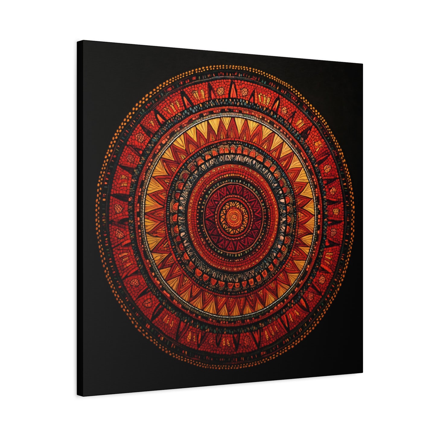 Bohemian Mandala Canvas Art - 1.25" Stretched Wall Decor