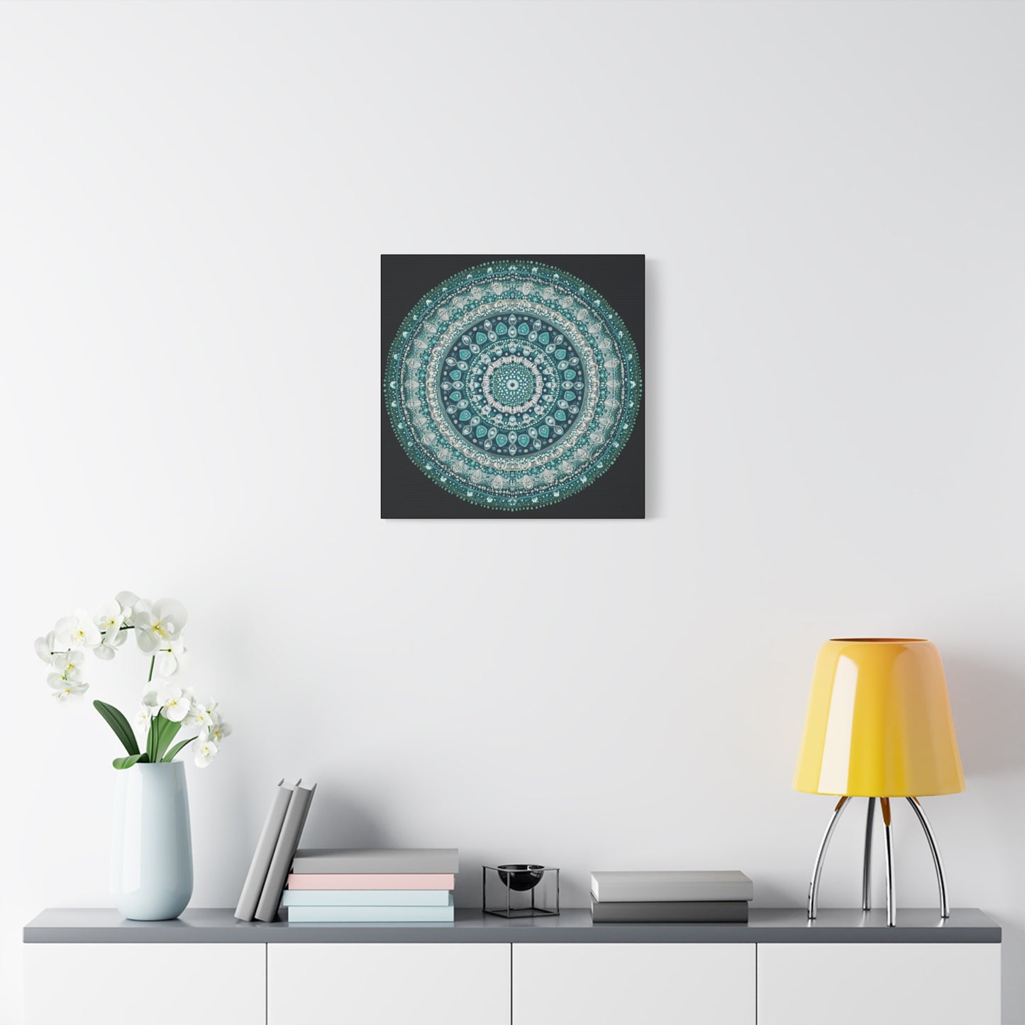 Bohemian Mandala Canvas Art - Stretched Matte Wall Decor