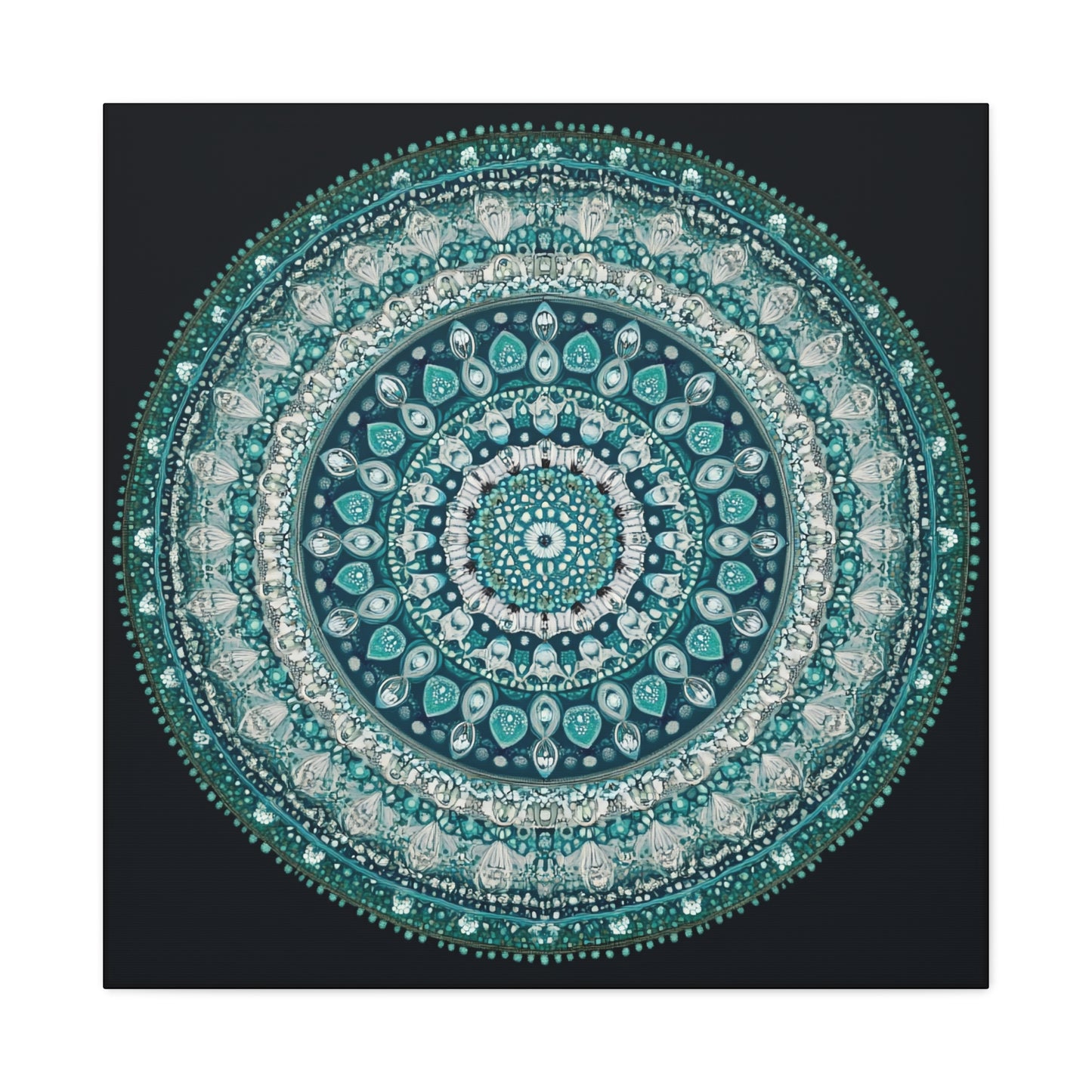 Bohemian Mandala Canvas Art - Stretched Matte Wall Decor