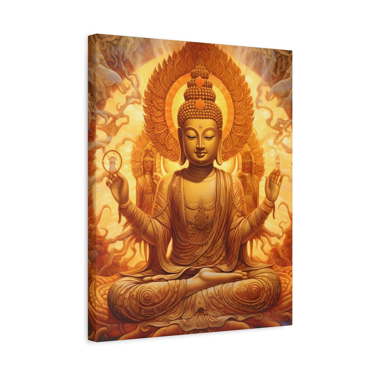 Serene Buddha Canvas Wall Art - Spiritual Home Décor