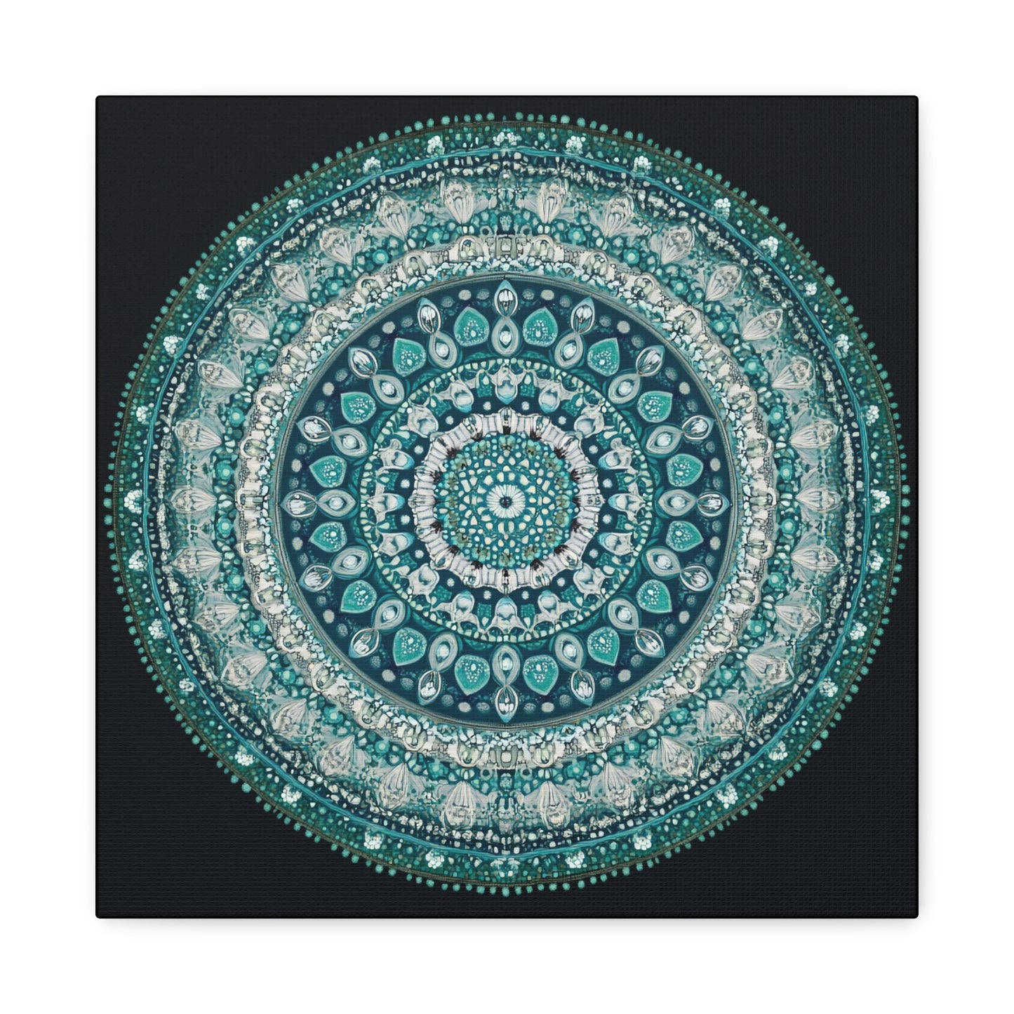 Bohemian Mandala Canvas Art - Stretched Matte Wall Decor