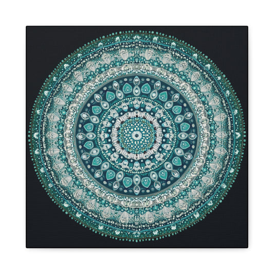 Bohemian Mandala Canvas Art - Stretched Matte Wall Decor