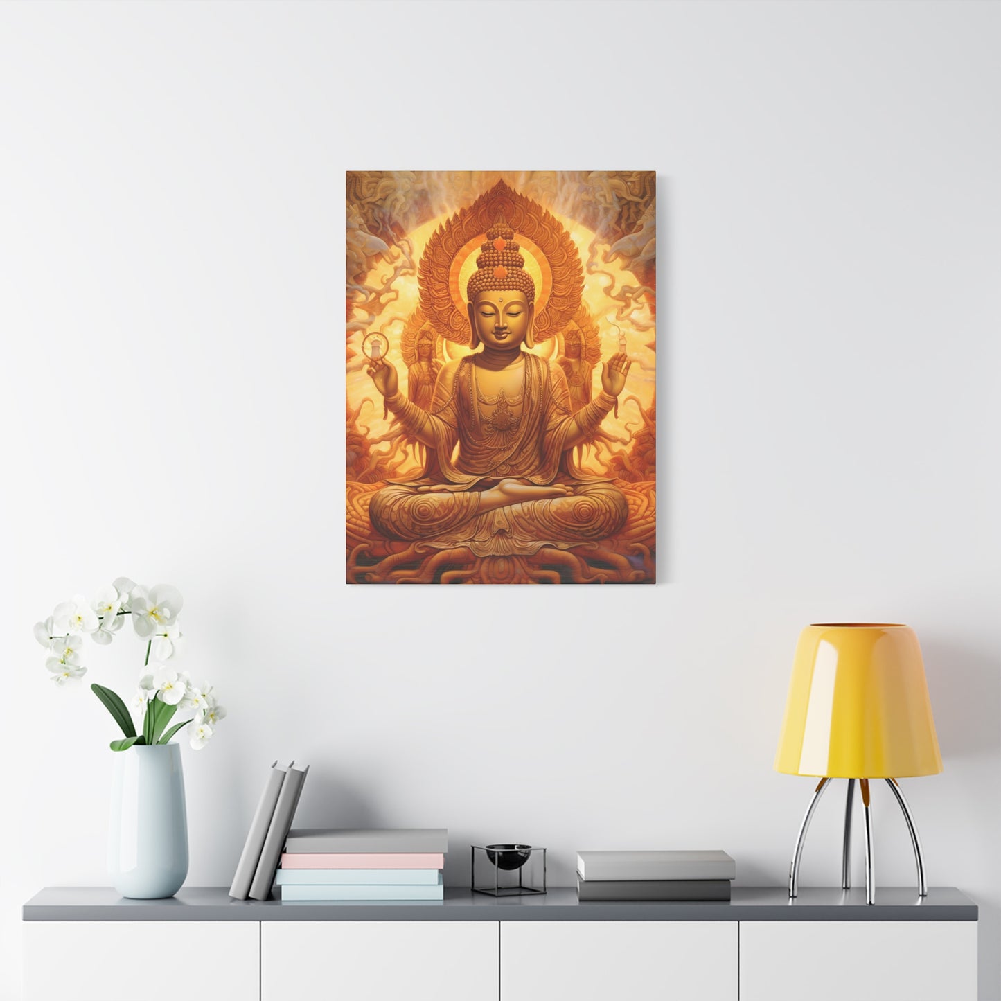 Serene Buddha Canvas Wall Art - Spiritual Home Décor