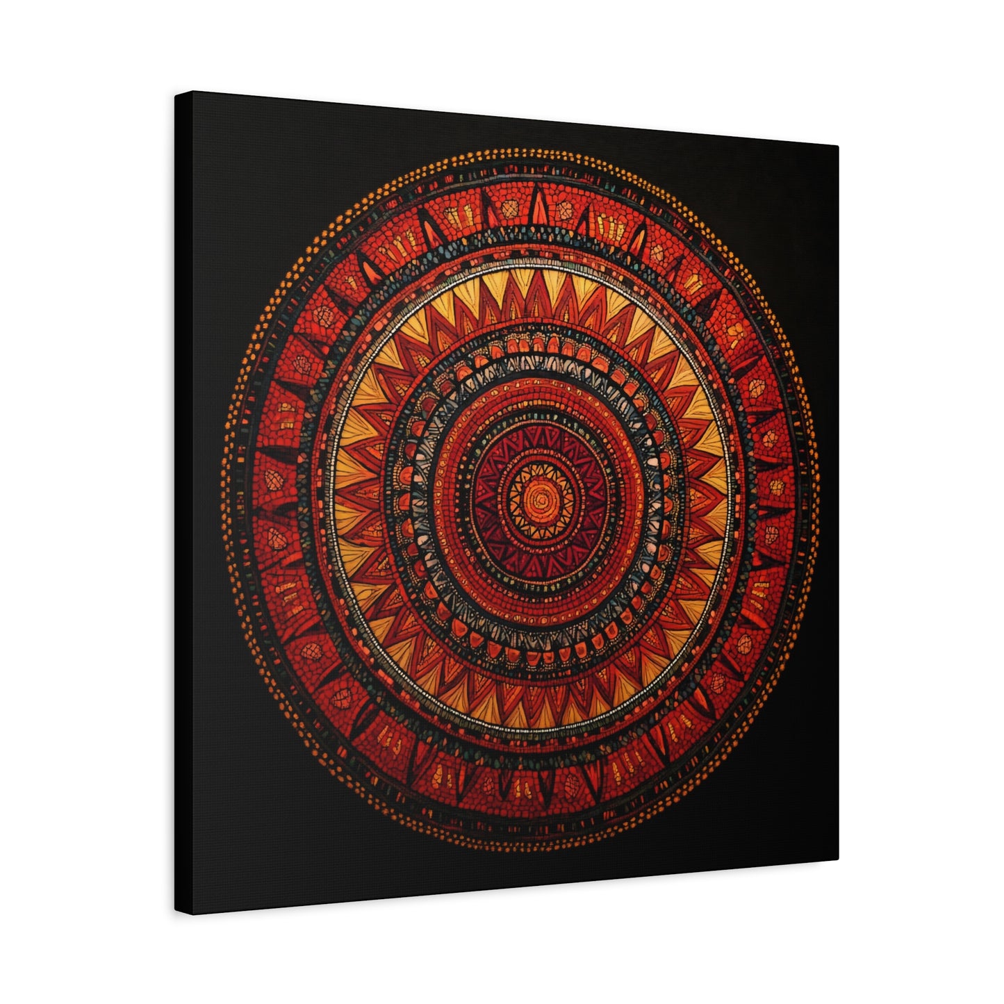 Bohemian Mandala Canvas Art - 1.25" Stretched Wall Decor