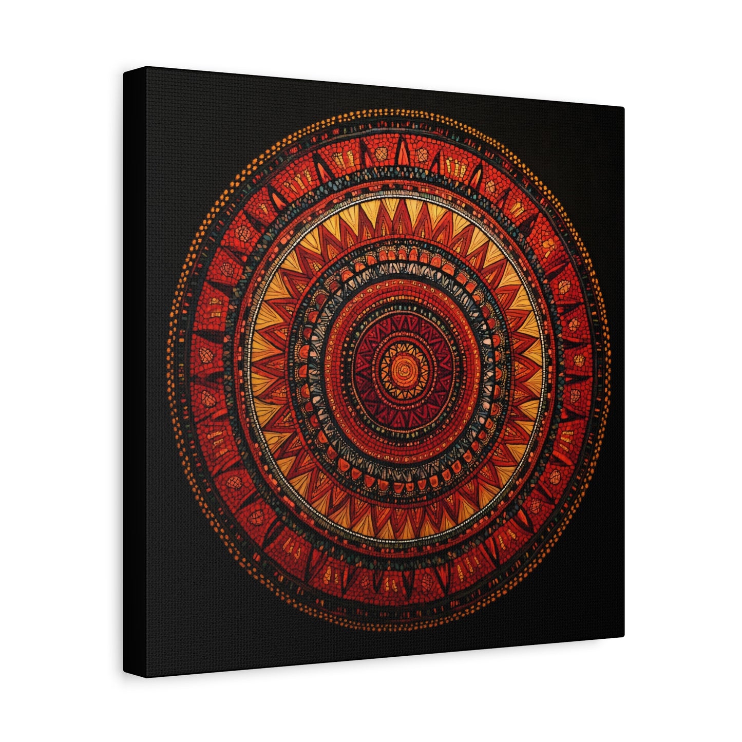 Bohemian Mandala Canvas Art - 1.25" Stretched Wall Decor