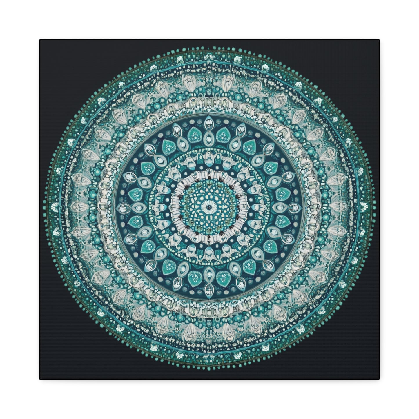 Bohemian Mandala Canvas Art - Stretched Matte Wall Decor