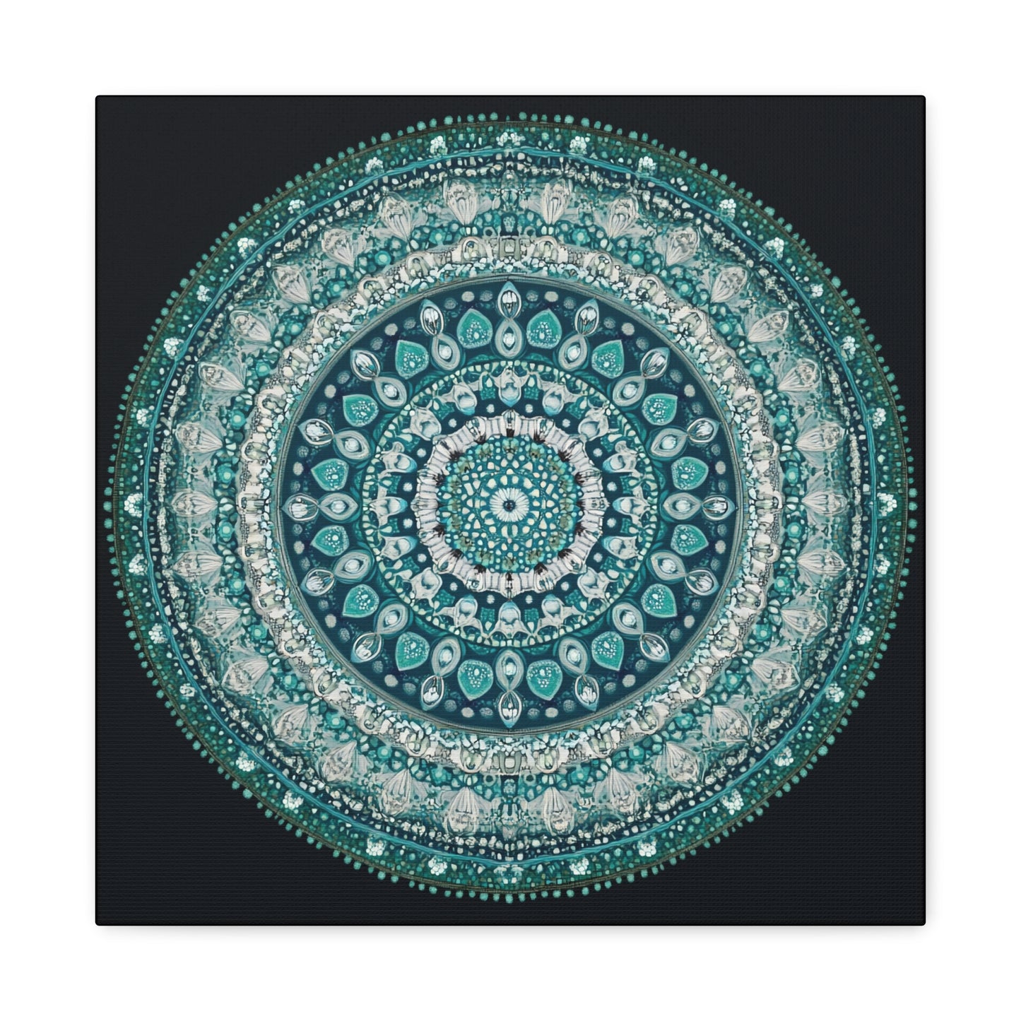 Bohemian Mandala Canvas Art - Stretched Matte Wall Decor