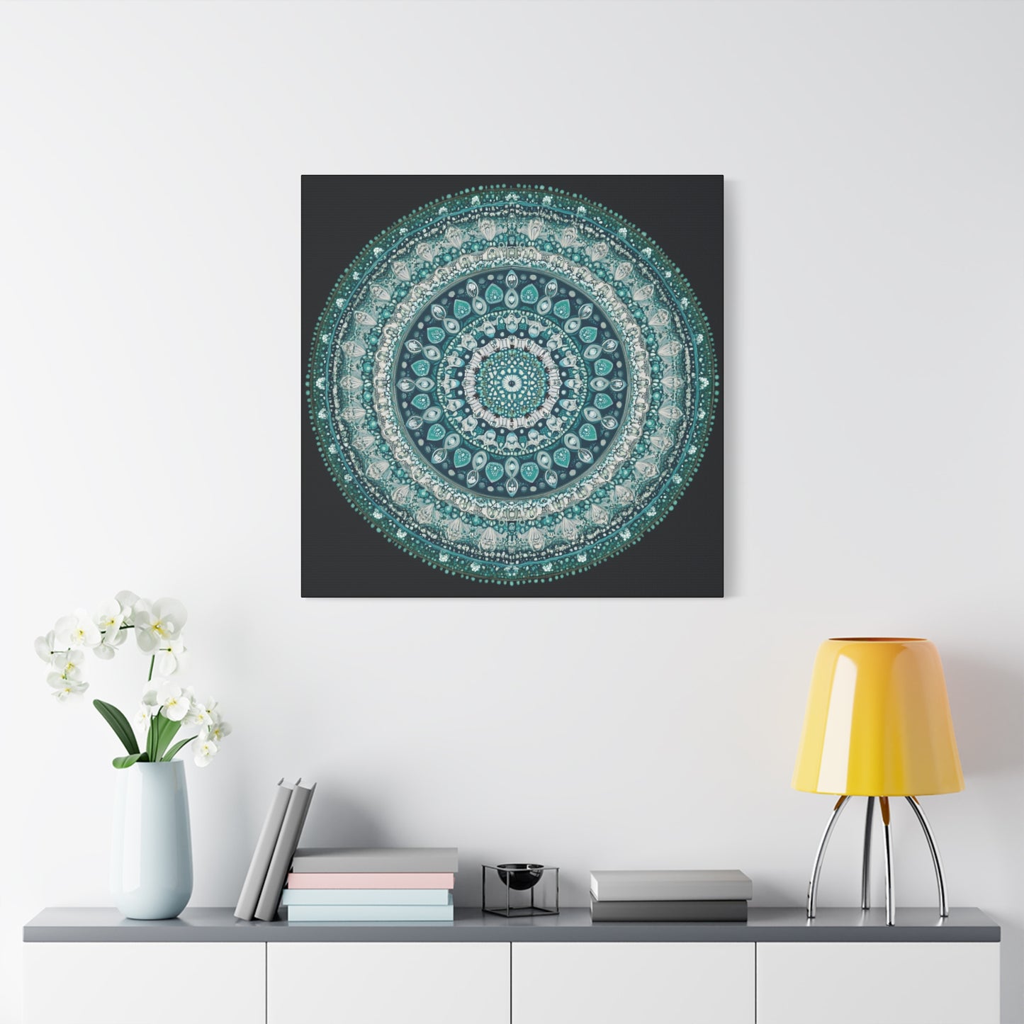 Bohemian Mandala Canvas Art - Stretched Matte Wall Decor