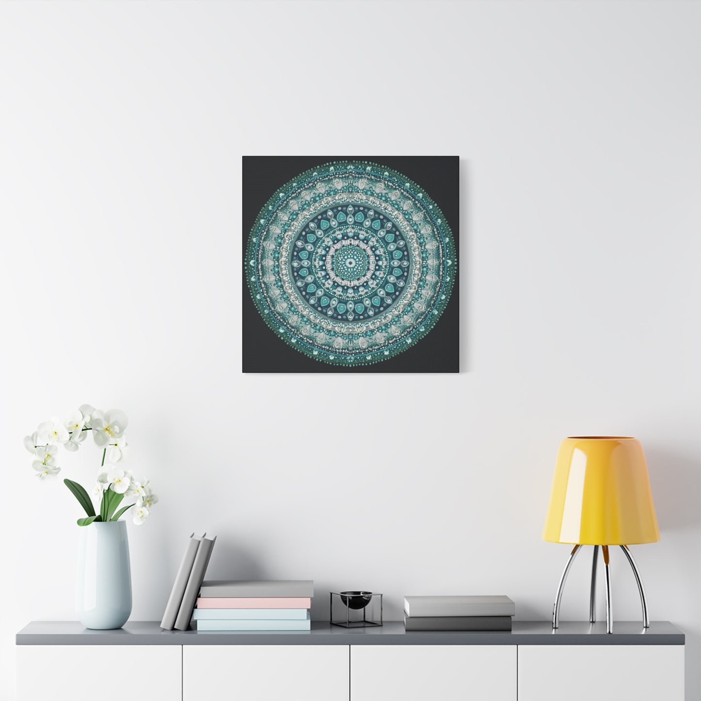 Bohemian Mandala Canvas Art - Stretched Matte Wall Decor