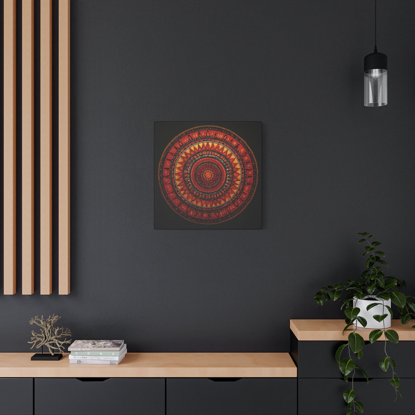 Bohemian Mandala Canvas Art - 1.25" Stretched Wall Decor