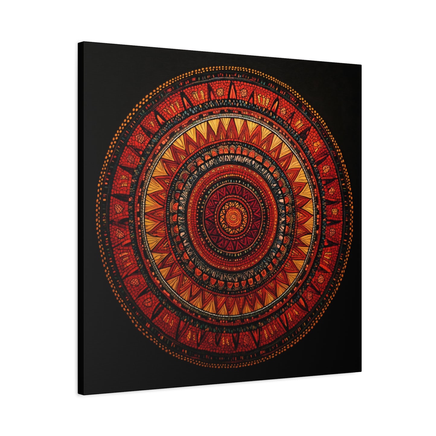 Bohemian Mandala Canvas Art - 1.25" Stretched Wall Decor