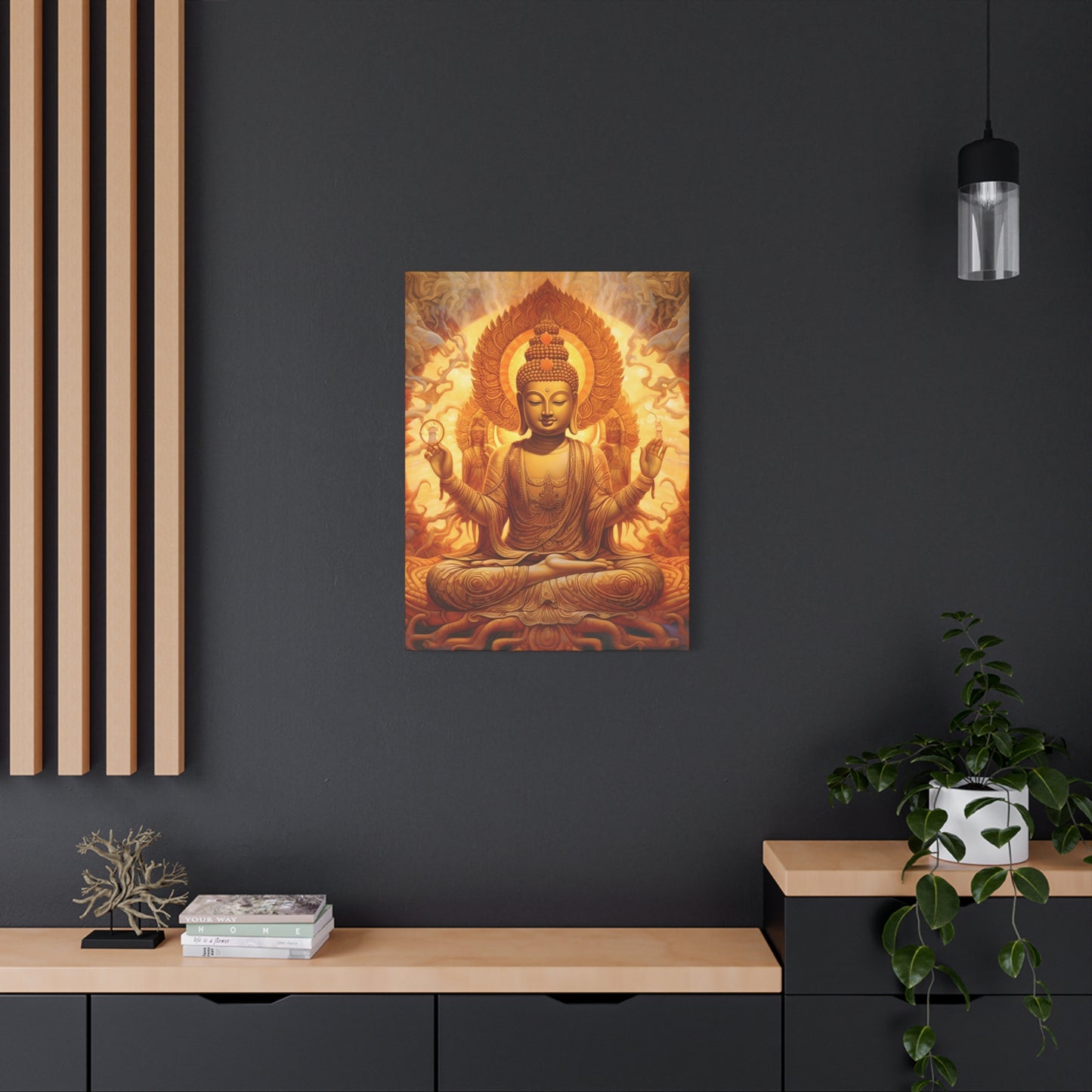 Serene Buddha Canvas Wall Art - Spiritual Home Décor