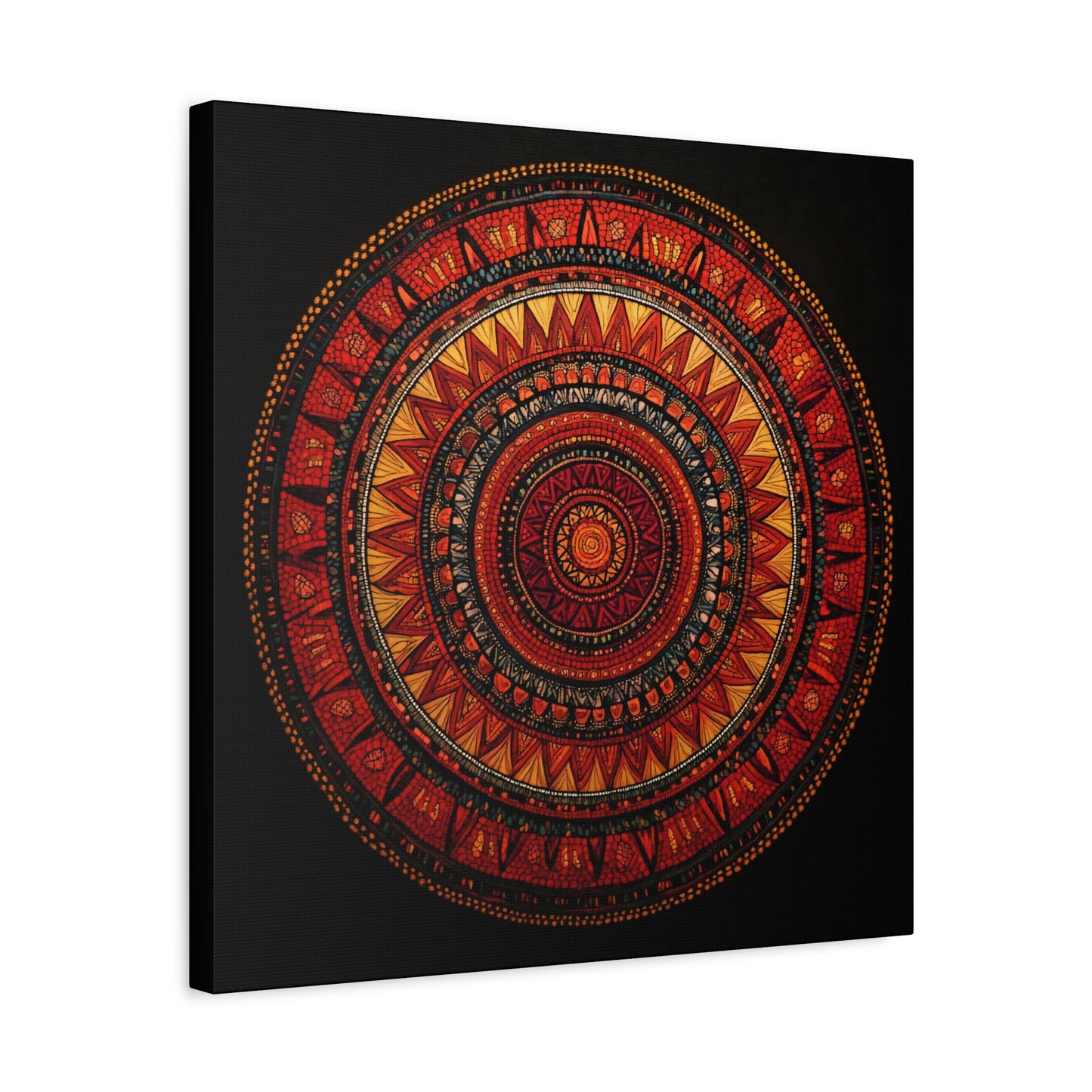 Bohemian Mandala Canvas Art - 1.25" Stretched Wall Decor
