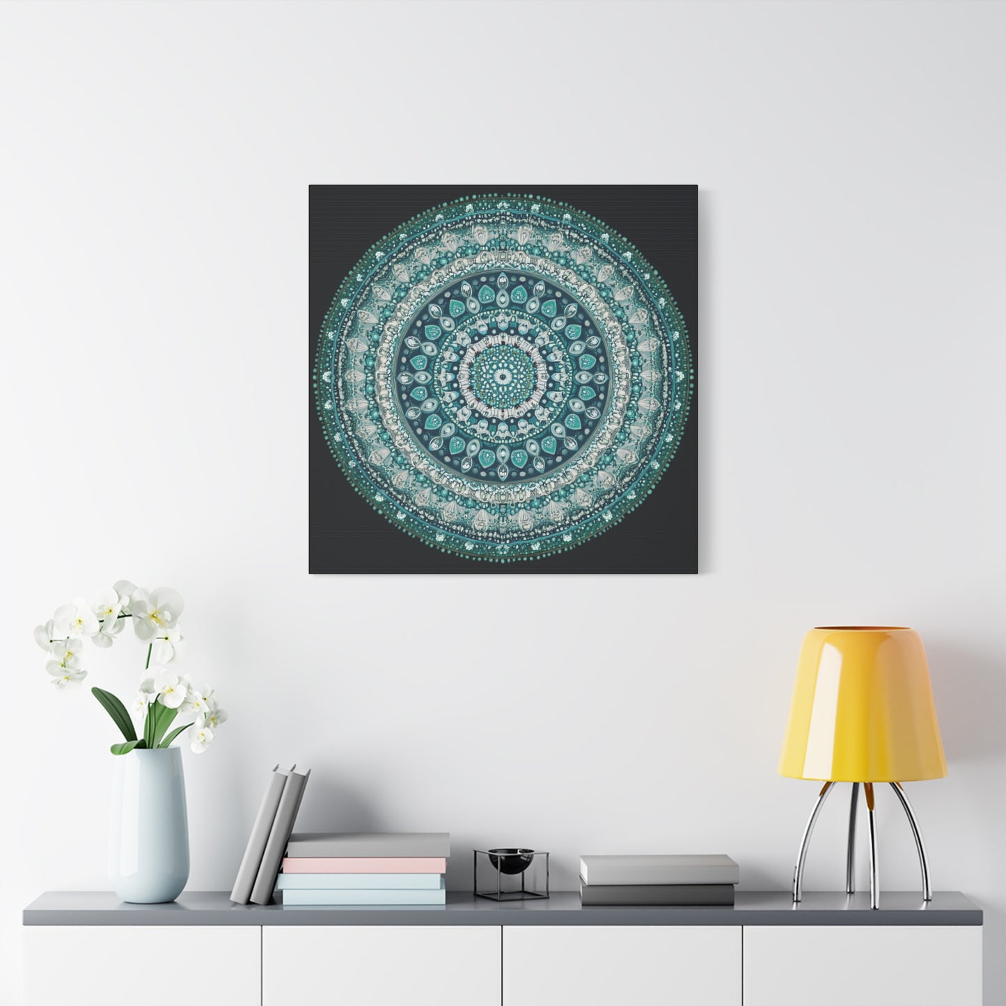 Bohemian Mandala Canvas Art - Stretched Matte Wall Decor