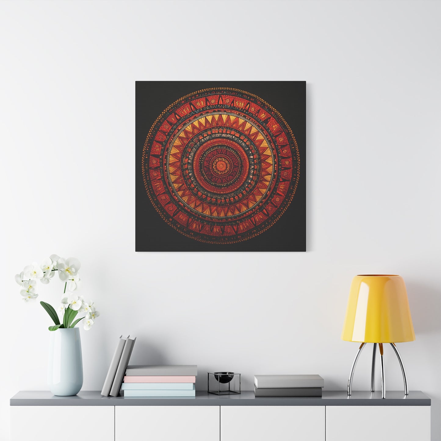 Bohemian Mandala Canvas Art - 1.25" Stretched Wall Decor
