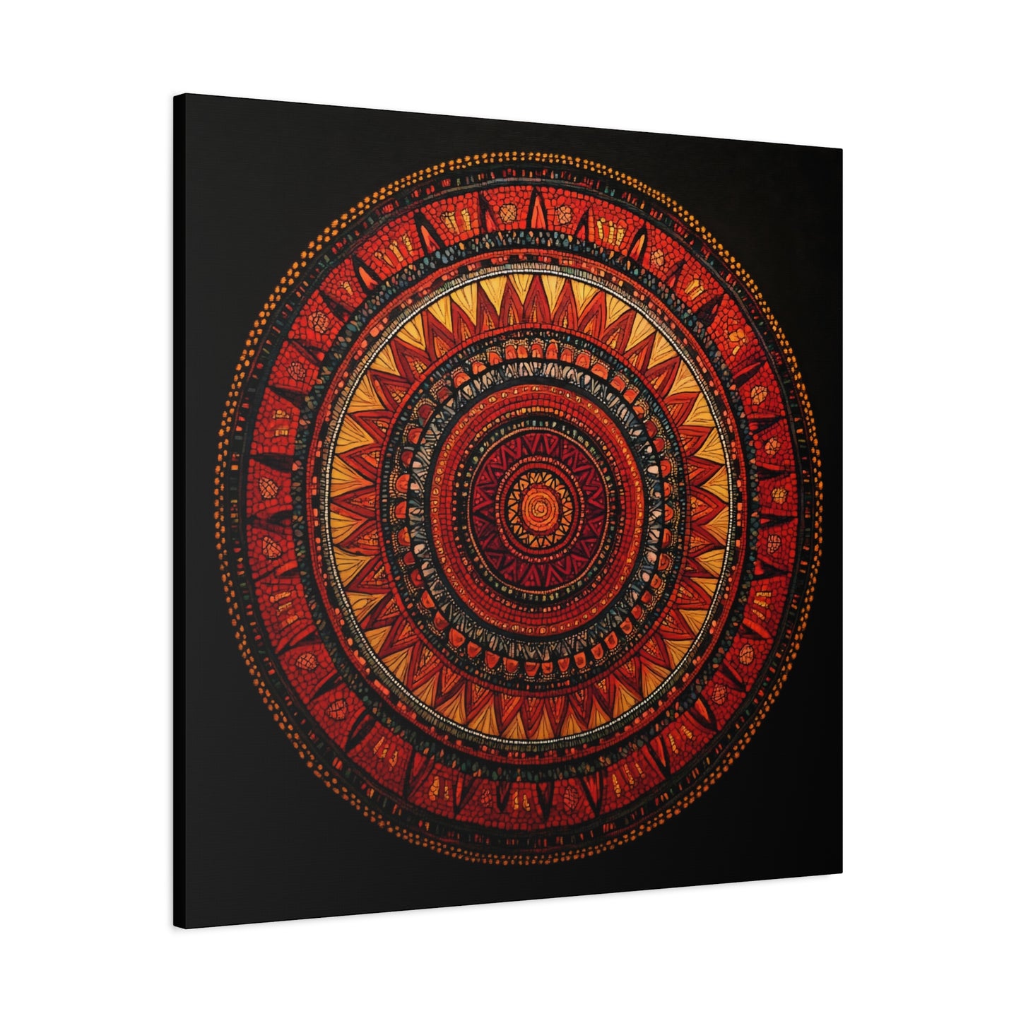 Bohemian Mandala Canvas Art - 1.25" Stretched Wall Decor